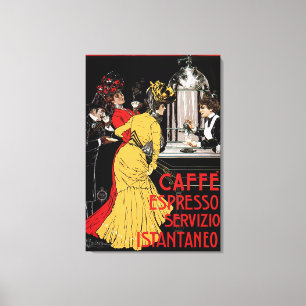 Impressão Em Tela Anterior Bar De Café Italiano Espresso E Poster