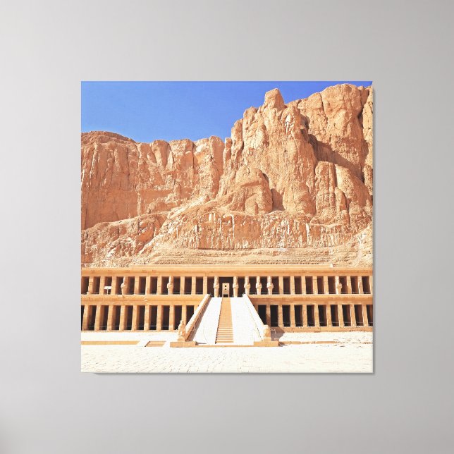 Impressão Em Tela Antigo Egito Hatshepsut Deir Bahri Temple Luxor (Frente)