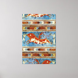 Impressão Em Tela Antigo Minoan Creta Fresco