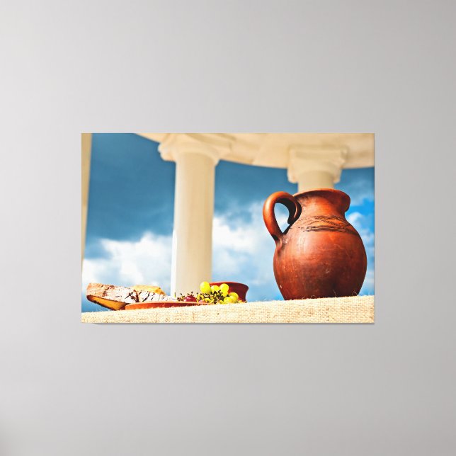 Impressão Em Tela Antiguidade clássica com lançador (Frente)