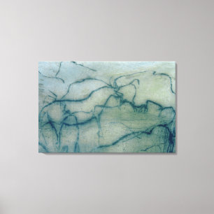 Impressão Em Tela Antílope e bisonte, Perigordian (pintura de