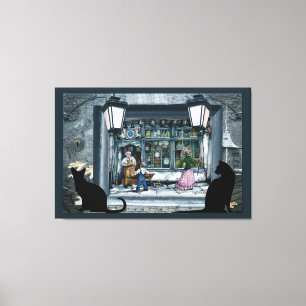 Impressão Em Tela Anton Pieck incorpora reprodução