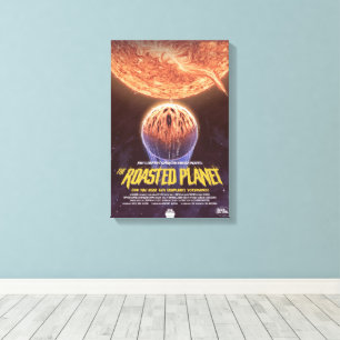 Impressão Em Tela Anúncio De Filme De Horror Sci-Fi, O Planeta Rosta