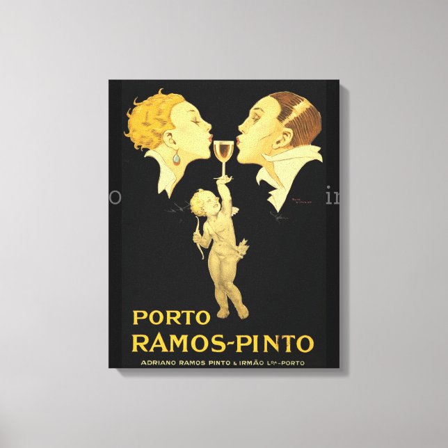 Impressão Em Tela Anúncio de porta Vintage (Frente)
