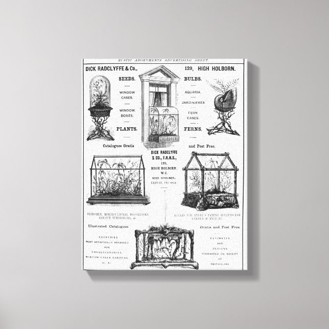 Impressão Em Tela Anúncio para 'Dick Radclyffe & Co.' Anúncio Russo (Frente)