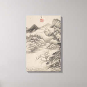 Impressão Em Tela Ao estilo dos vários antigos mestres   B&W