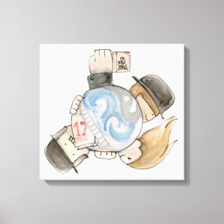 Impressão Em Tela Ao redor do mundo em 80 dias