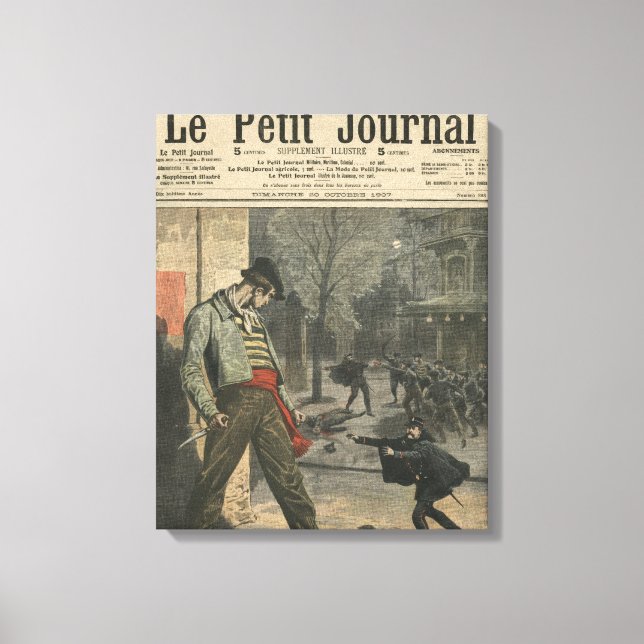 Impressão Em Tela Apache é um incômodo para Paris (Frente)