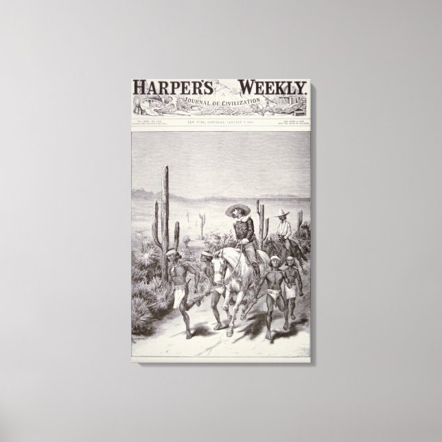 Impressão Em Tela Apache Scouts dirige patrulha do exército na perse (Frente)