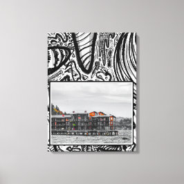 Impressão Em Tela Apartamentos à margem de água