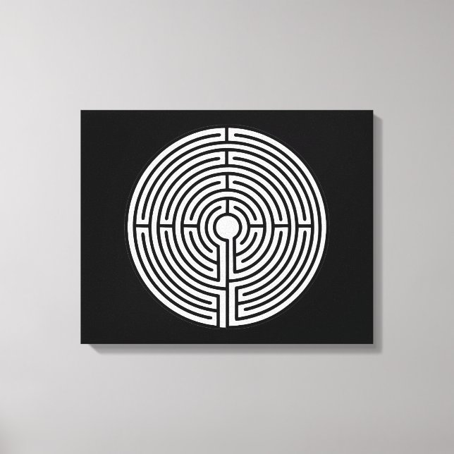 Impressão Em Tela Apenas uma Circular Maze (Frente)