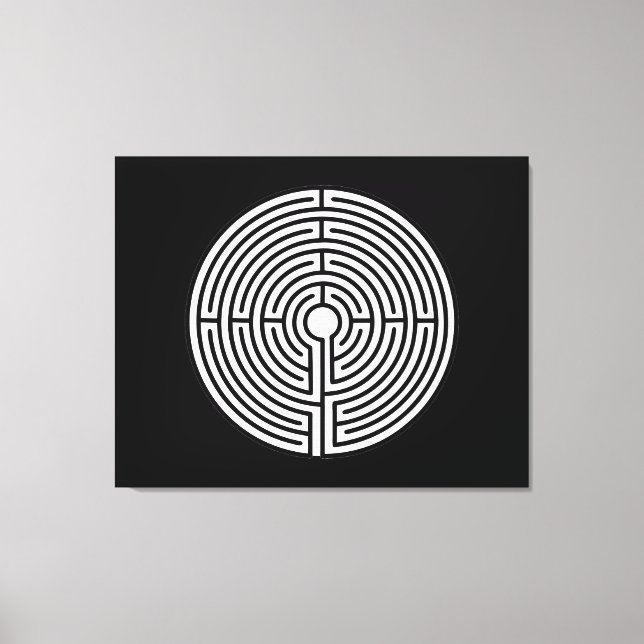 Impressão Em Tela Apenas uma Circular Maze (Frente)