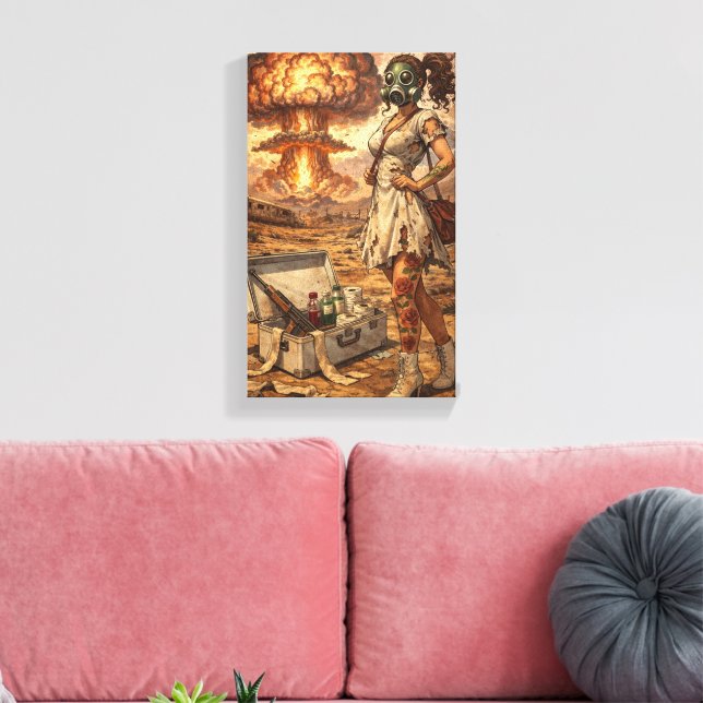 Impressão Em Tela Apocalipse (Insitu(Sala de estar))