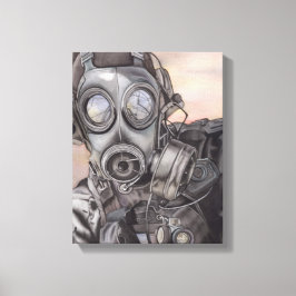 Impressão Em Tela Apocalypse Prepper em Piece de Arte de Máscara de 