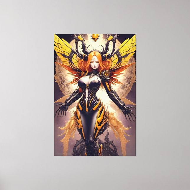 Impressão Em Tela Apoidea - Rainha Bee 004 (Frente)