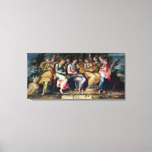Impressão Em Tela Apollo e os musas, 1600