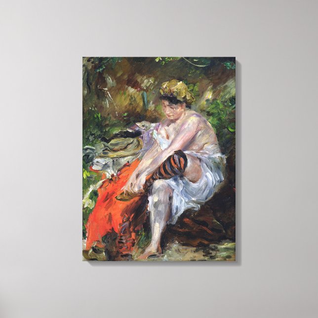 Impressão Em Tela Após A Natação, 1906 (Frente)