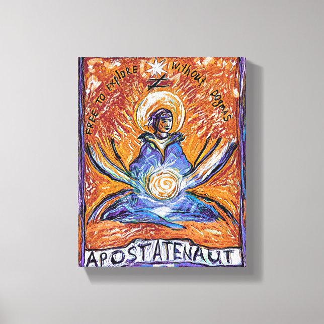 Impressão Em Tela Apostatenaut - explorar sem dogmas (Frente)
