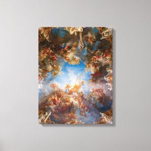 Impressão Em Tela Apoteose de Hércules no Chateau de Versailles