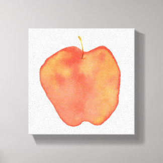 Impressão Em Tela Apple de Aquarela