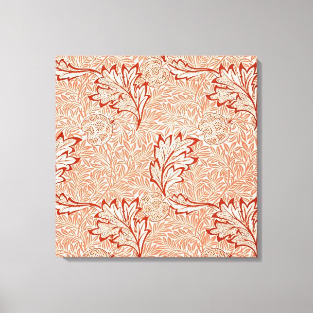 Impressão Em Tela Apple Pattern (por William Morris) (Frente)