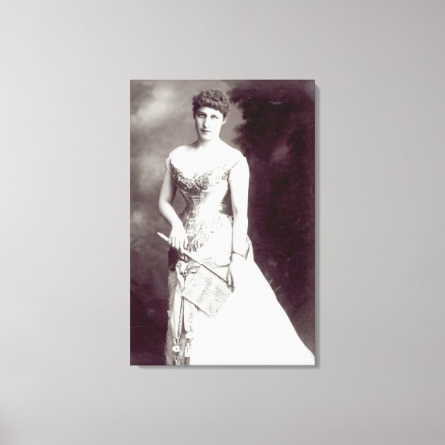 Impressão Em Tela Apresentação de Lily Langtry (1853-1929) na Haymar (Frente)