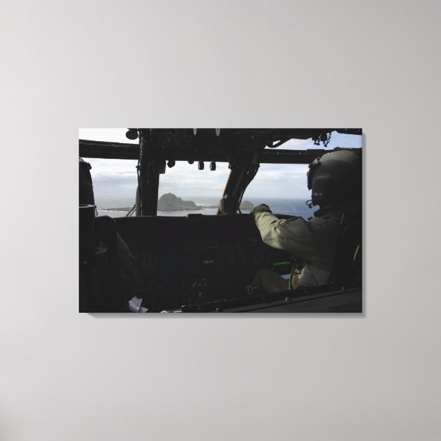 Impressão Em Tela Aproximação das tripulações de bordo na ilha de Fa (Frente)