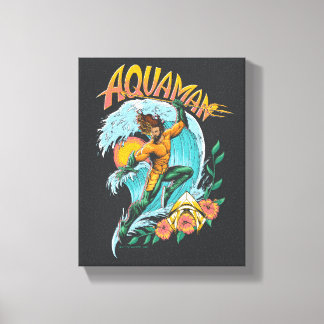 Impressão Em Tela Aquaman e Trident Ascensão Graphic