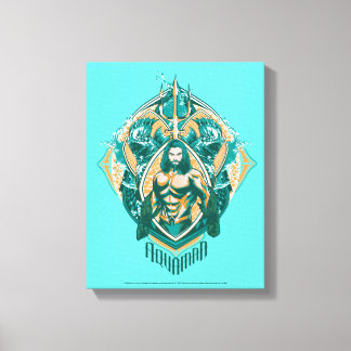 Impressão Em Tela Aquaman | Gráfico Aquaman & Trenchers