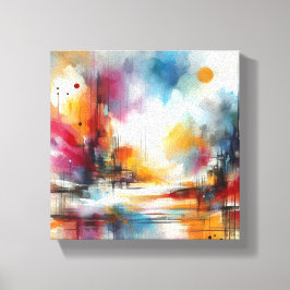 Impressão Em Tela aquarela