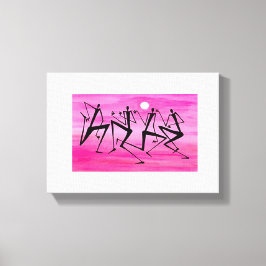 Impressão Em Tela Aquarela, Arte Africana, Dia Mágico Sunny