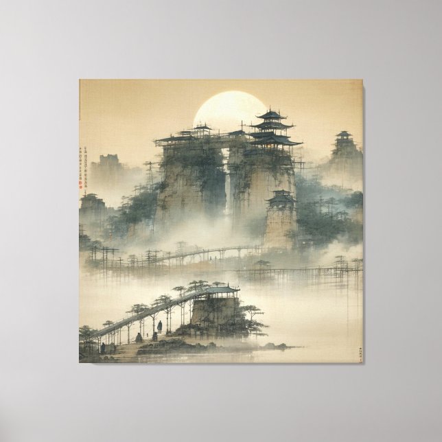 Impressão Em Tela Aquarela Crie seu próprio design personalizado (Frente)