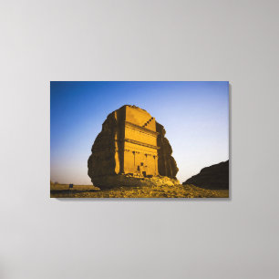 Impressão Em Tela Arábia Saudita, local de Madain Saleh, antiga 4