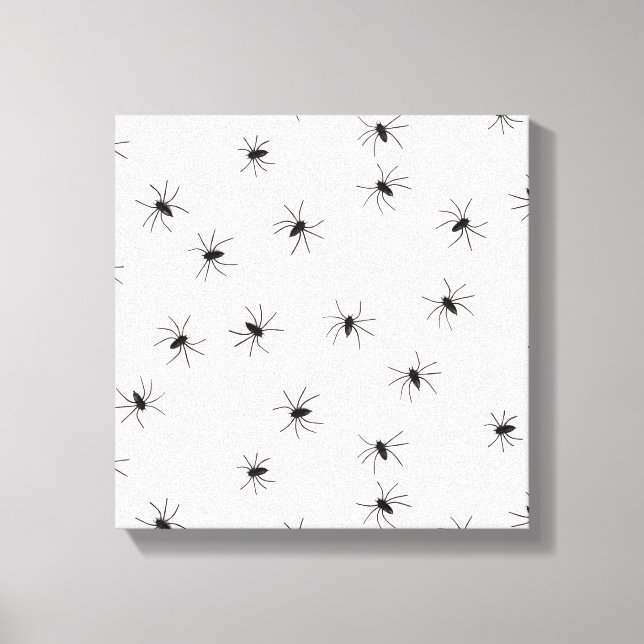 Impressão Em Tela Aranhas (Frente)