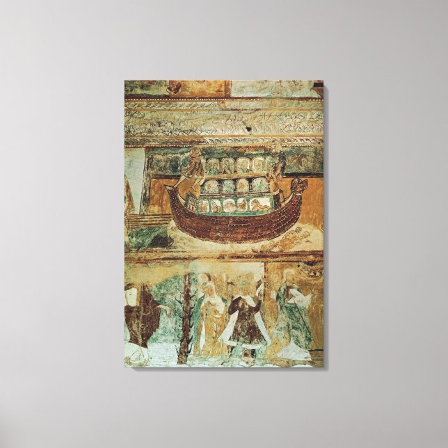 Impressão Em Tela Arca de Noé durante a inundação, c.1100 (Frente)