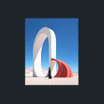 Impressão Em Tela Arcana do Deserto: Espíritos de Reflexão<br><div class="desc">Descubra 'Arcana do Deserto: Espíritos de Reflexão', uma impressão de arte evocativa que justapõe a simplicidade do deserto à complexidade da engenhosidade humana. Na vanguarda, uma figura solitária, aterrada em preto, contempla um par de espirais entrelaçadas: uma prístina e branca, para o céu em alta altitude, e outra uma cascata...</div>