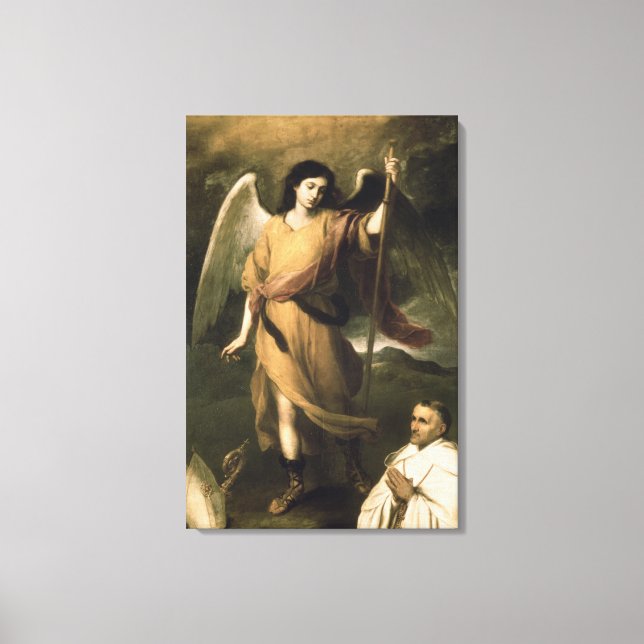 Impressão Em Tela Archangel Raphael com Bishop Domonte (Frente)