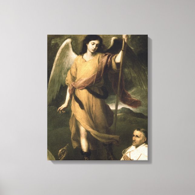 Impressão Em Tela Archangel Raphael com Bishop Domonte (Frente)