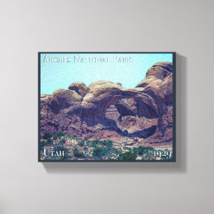 Impressão Em Tela Arches National Park Poster