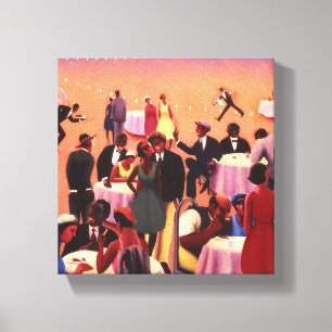 Impressão Em Tela Archibald Motley Art Deco