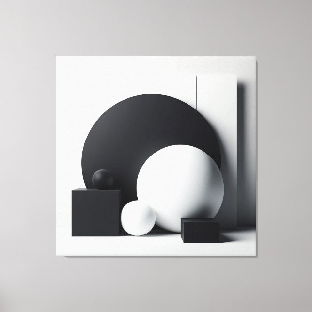 Impressão Em Tela Architecture of Balanced Forms (Frente)