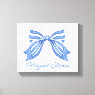 Impressão Em Tela Arco de distribuição azul de aquarela