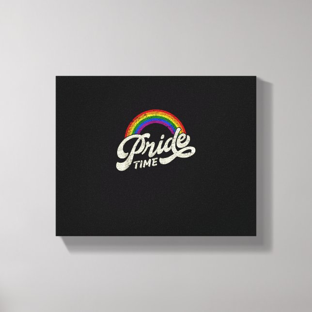Impressão Em Tela Arco-Íris, Orgulho, Tanque LGBT Superior (Frente)