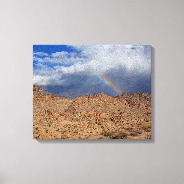 Impressão Em Tela Arco-íris sobre Alabama Hills (Frente)