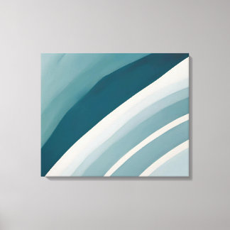 Impressão Em Tela Arco Minimalista Calmo Curvo - Arte de Parede Abst