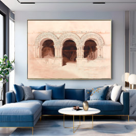 Impressão Em Tela Arcos de Rua. Georges de Boscherville