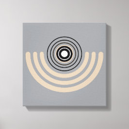 Impressão Em Tela Arcos Geométricos abstrato