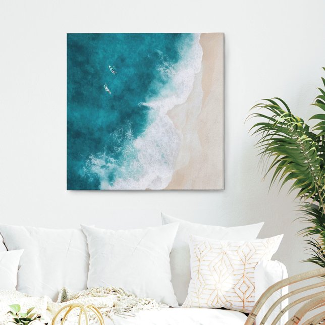 Impressão Em Tela Áreas Costeiras Surfers de Pranchas de Praia (Criador carregado)