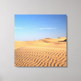 Impressão Em Tela Areia desértica suave que flui.