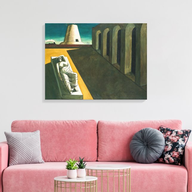 Impressão Em Tela Ariadne | Giorgio de Chirico | (Insitu(Sala de estar))